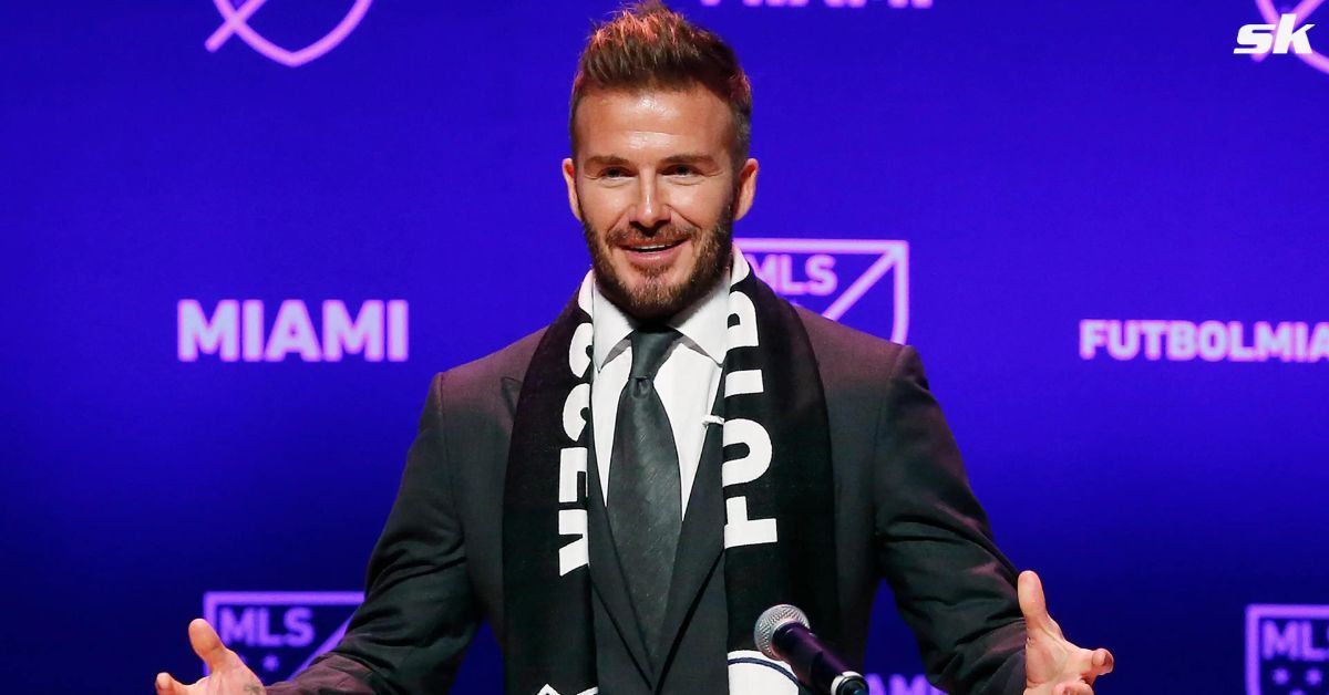 David Beckham made 391 appearances for Manchester United.