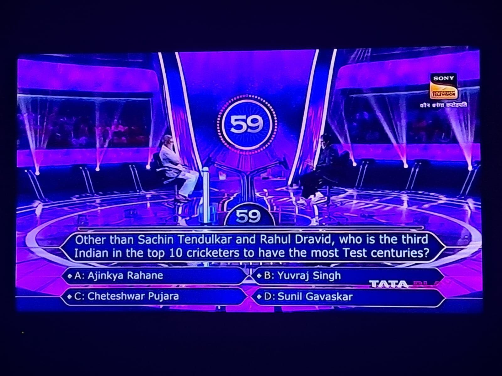 A screengrab of the above-asked question on KBC (Image credits: Sony TV/ SET India)