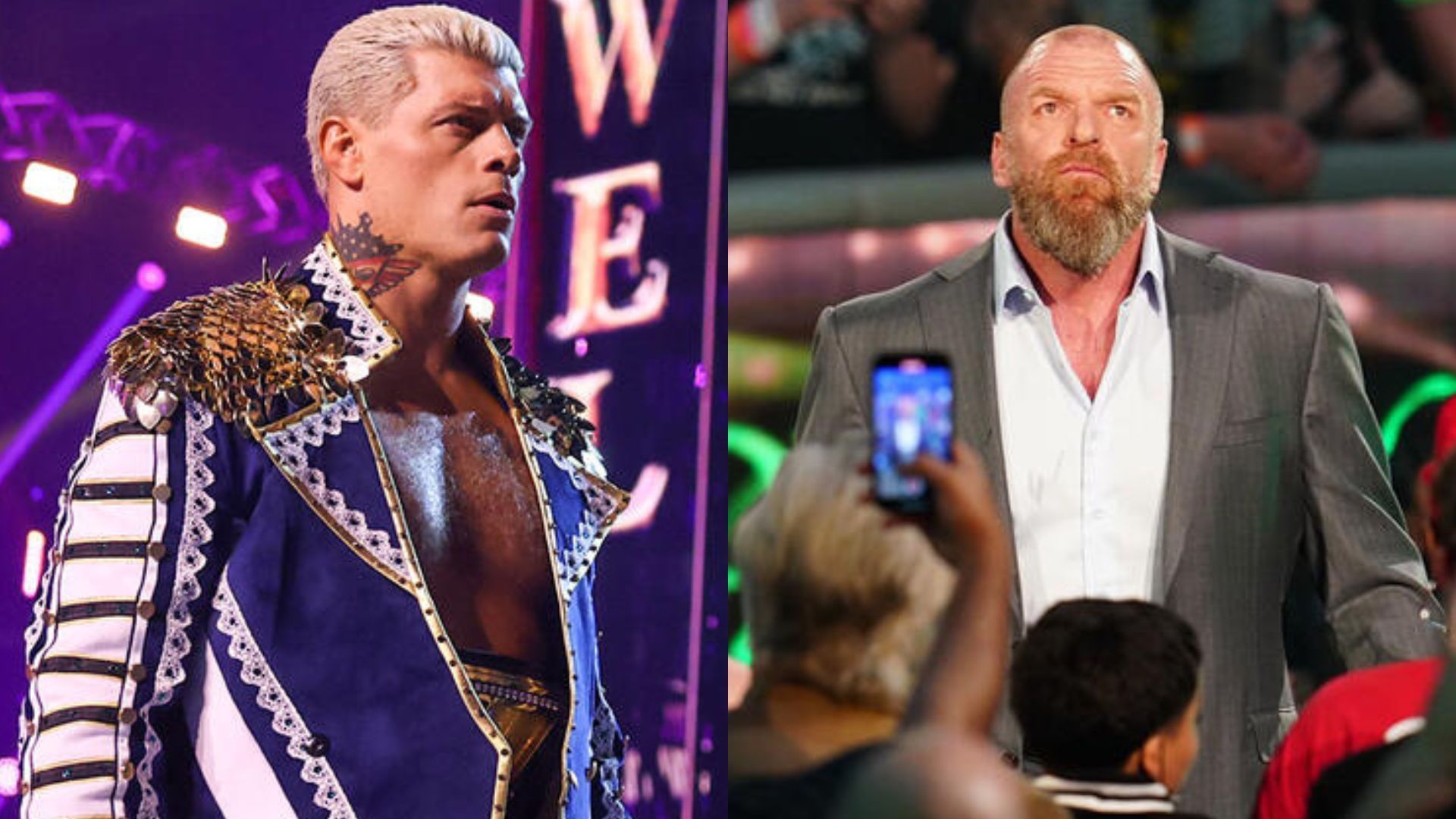 Cody Rhodes and Triple H. [Images via WWE.com]