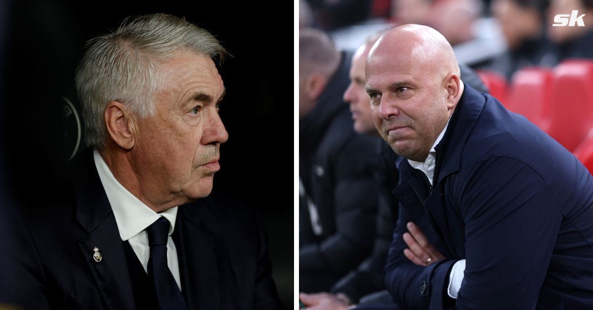 Carlo Ancelotti (Real Madrid) and Arne Slot (Liverpool).