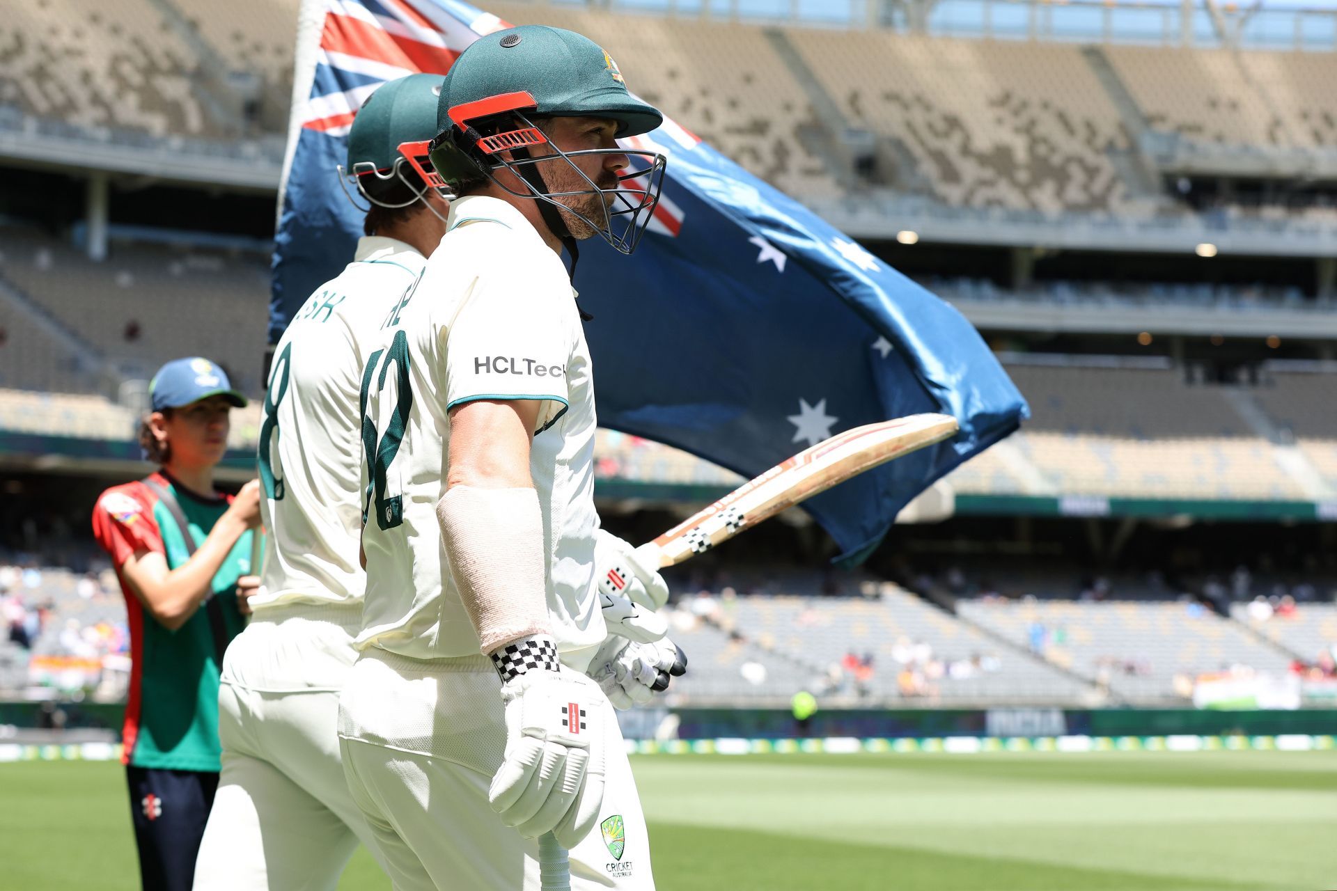 Travis Head and Mitchell Marsh. (Credits: Getty)