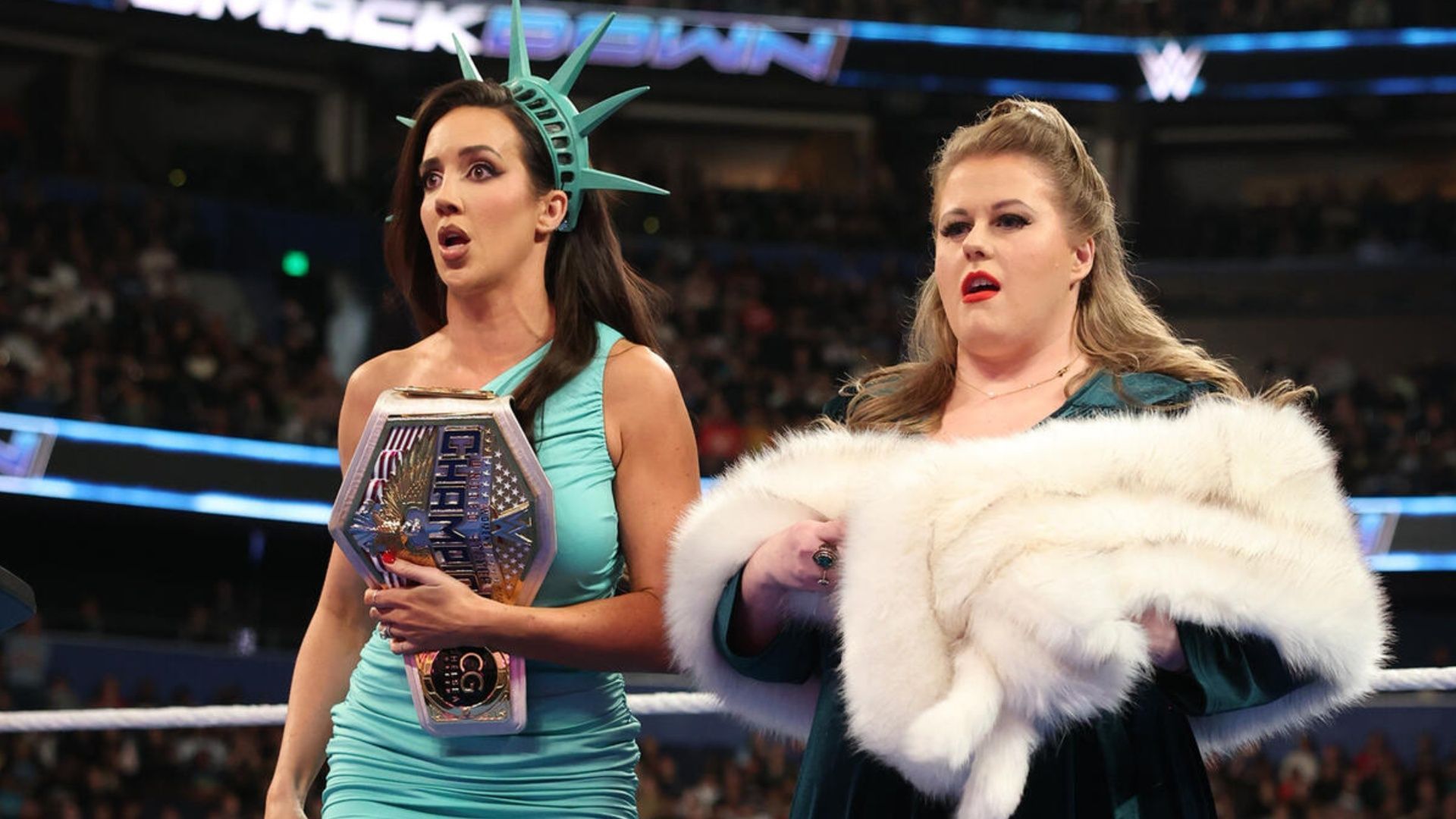 Chelsea Green and Piper Niven as seen on WWE SmackDown (Image via WWE.com)