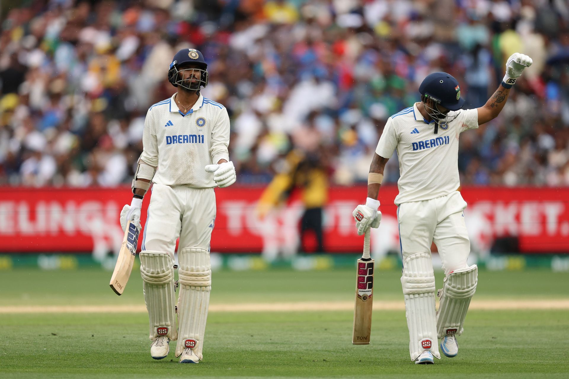 Washington Sundar and Nitish Kumar Reddy. (Credits: Getty)