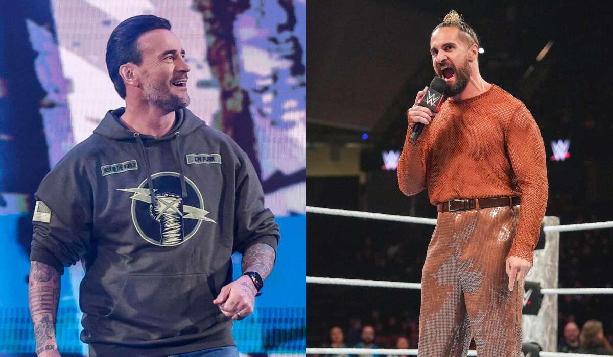 CM Punk (l) and Seth Rollins  (R). Photo credit: WWE.com