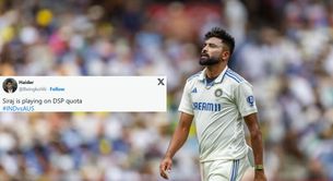 "Siraj is playing on DSP quota" - Fans react as speedster returns wicketless on Day 2 of BGT 2024-25 4th Test