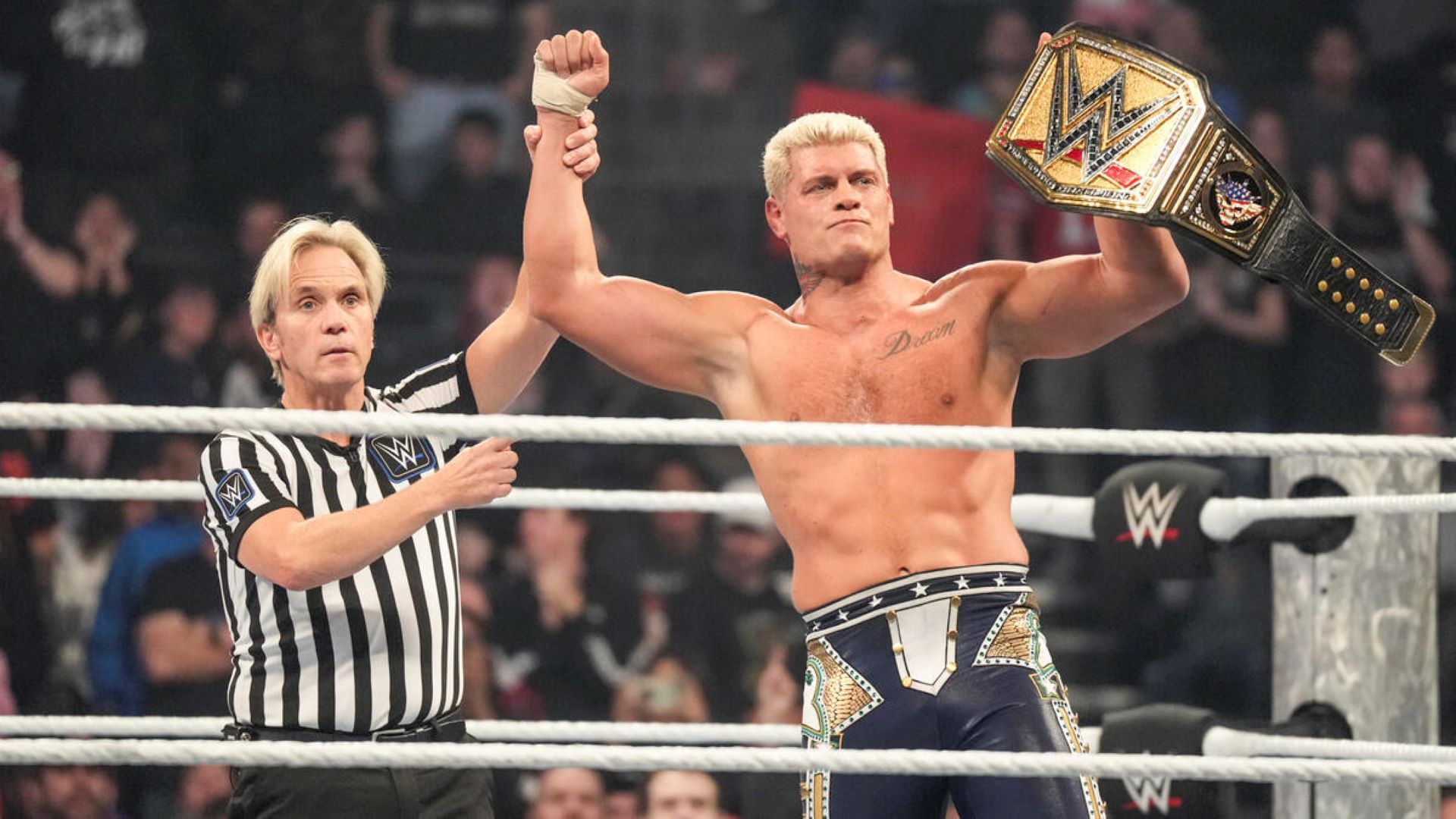 Cody Rhodes has carried WWE as the face of the company in 2024. (Image Credit: WWE.com).