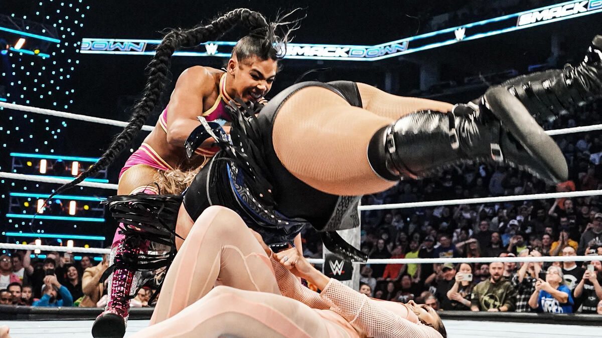 Bianca Belair can do it all. (Image via WWE.com)