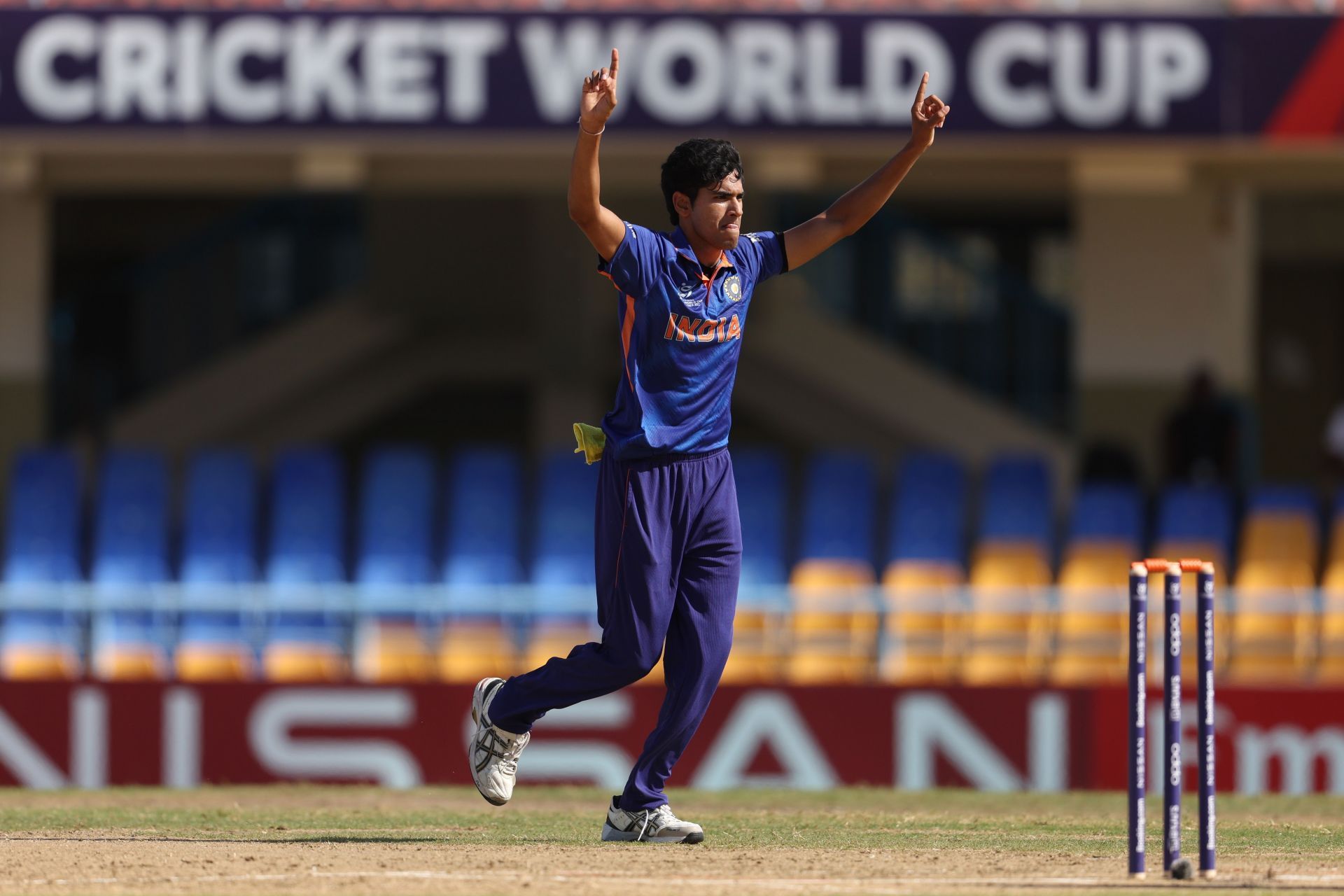 Raj Bawa picked up two wickets with the ball in hand for Chandigarh [File image Via Getty]