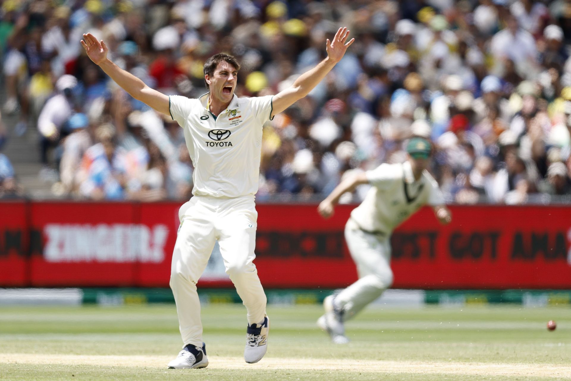 Pat Cummins picked the first Indian wicket to fall this morning [File image via Getty]