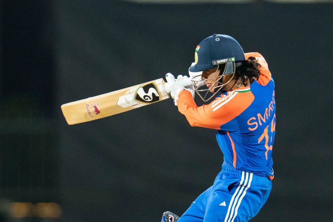 Smriti Mandhana is the second-highest run-scorer in women&#039;s T20Is. [P/C: BCCI]