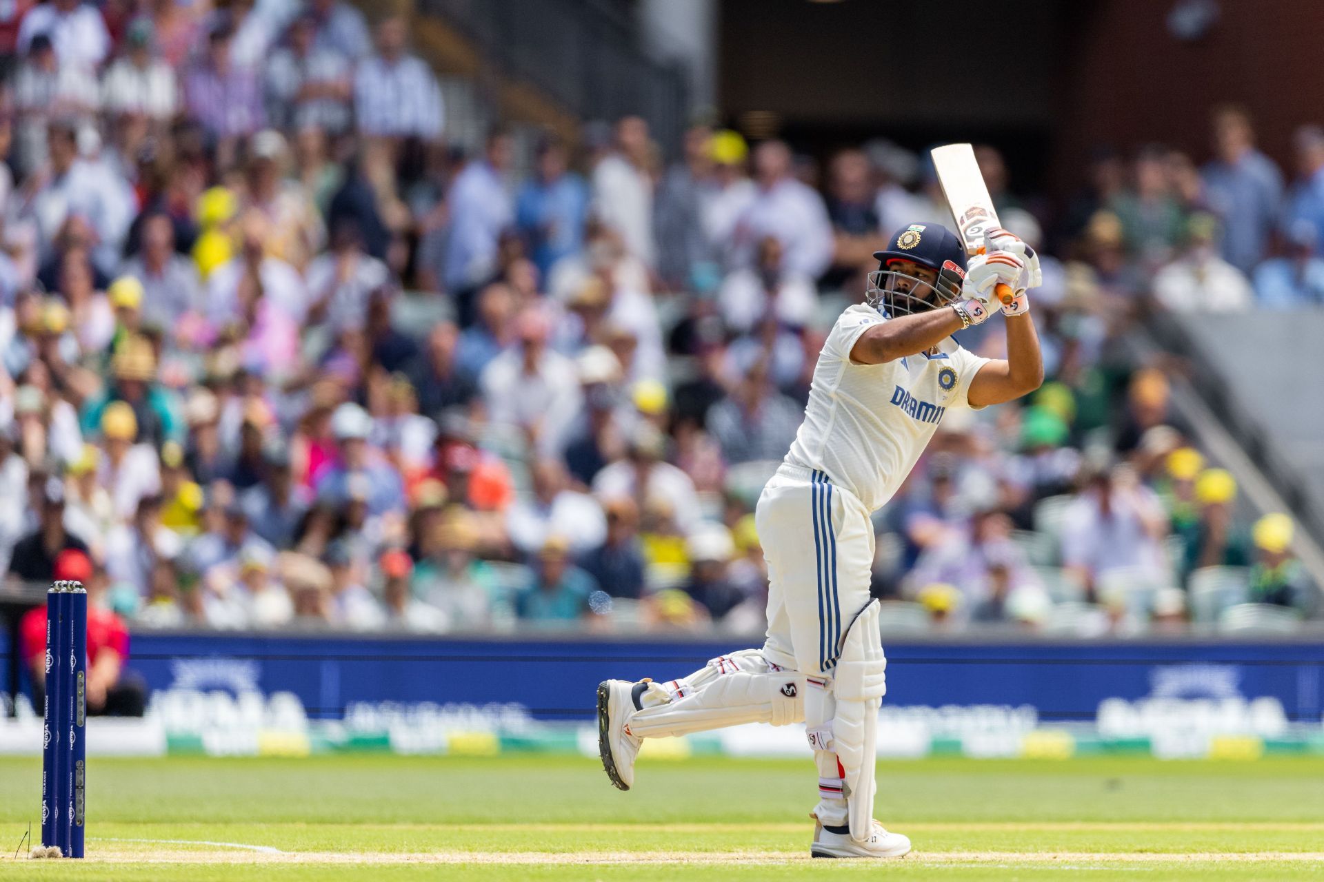 Rishabh Pant scored 28 runs off 31 deliveries in India&#039;s second innings of the second Test. [P/C: Getty]