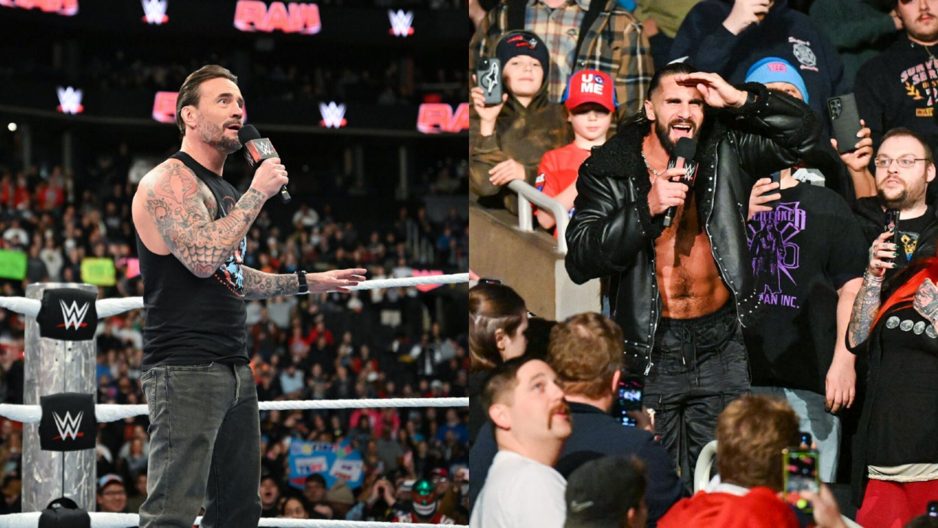 WWE Raw में धमकी देने का सफर जारी रहा (Photos: WWE.com)