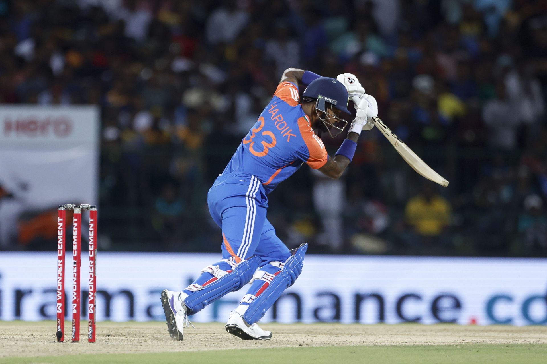 Hardik Pandya made a number of crucial contributions with the willow. (Image Credits: Getty Images)