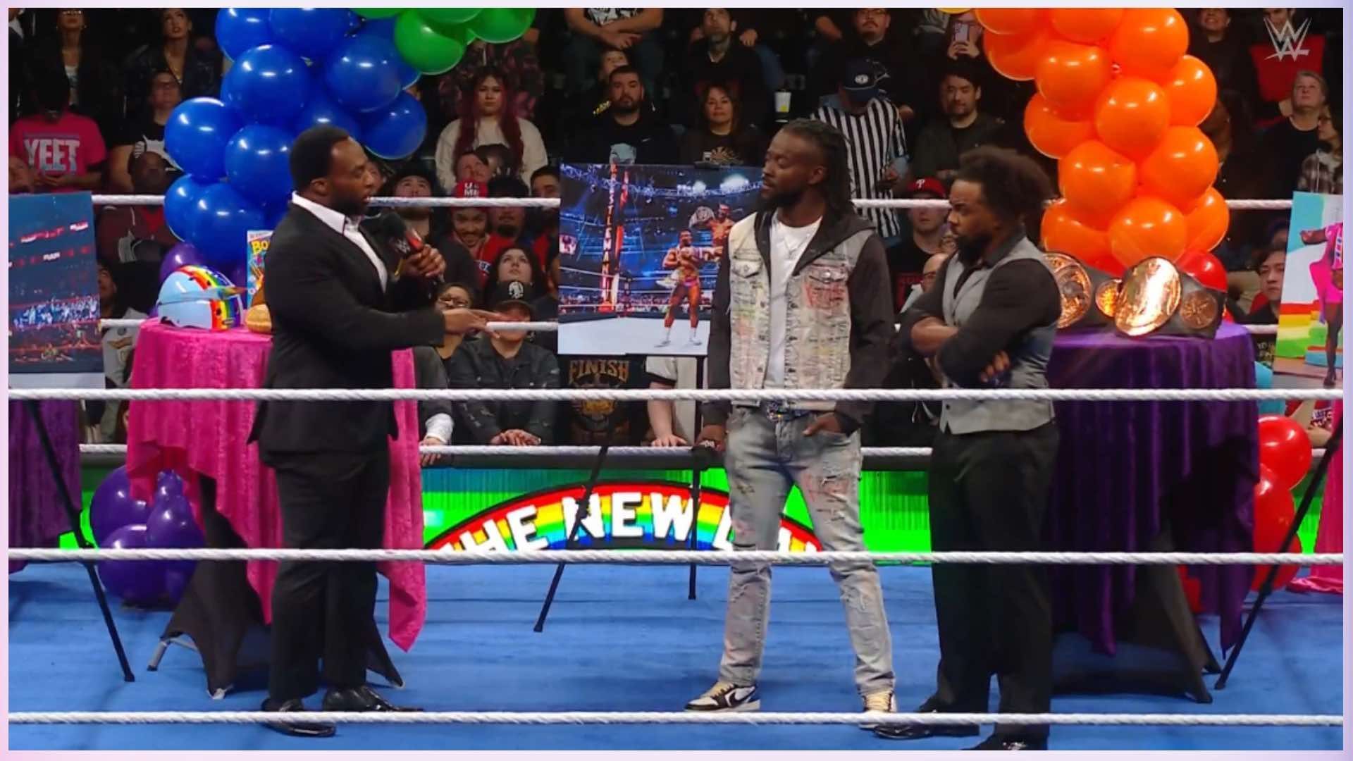 (From left to right) Big E, Kofi Kingston, and Xavier Woods of The New Day [Image Credits: WWE