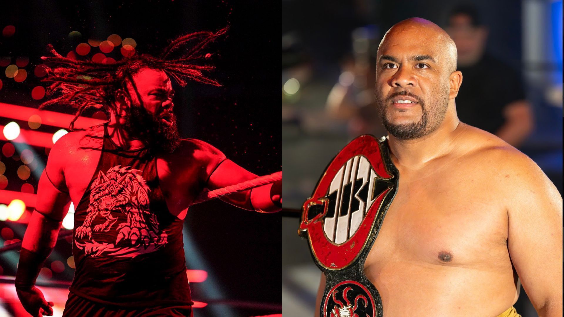 Jacob Fatu (left) and Journey Fatu (right) (Image Credits: WWE.com and Journey Fatu on X)