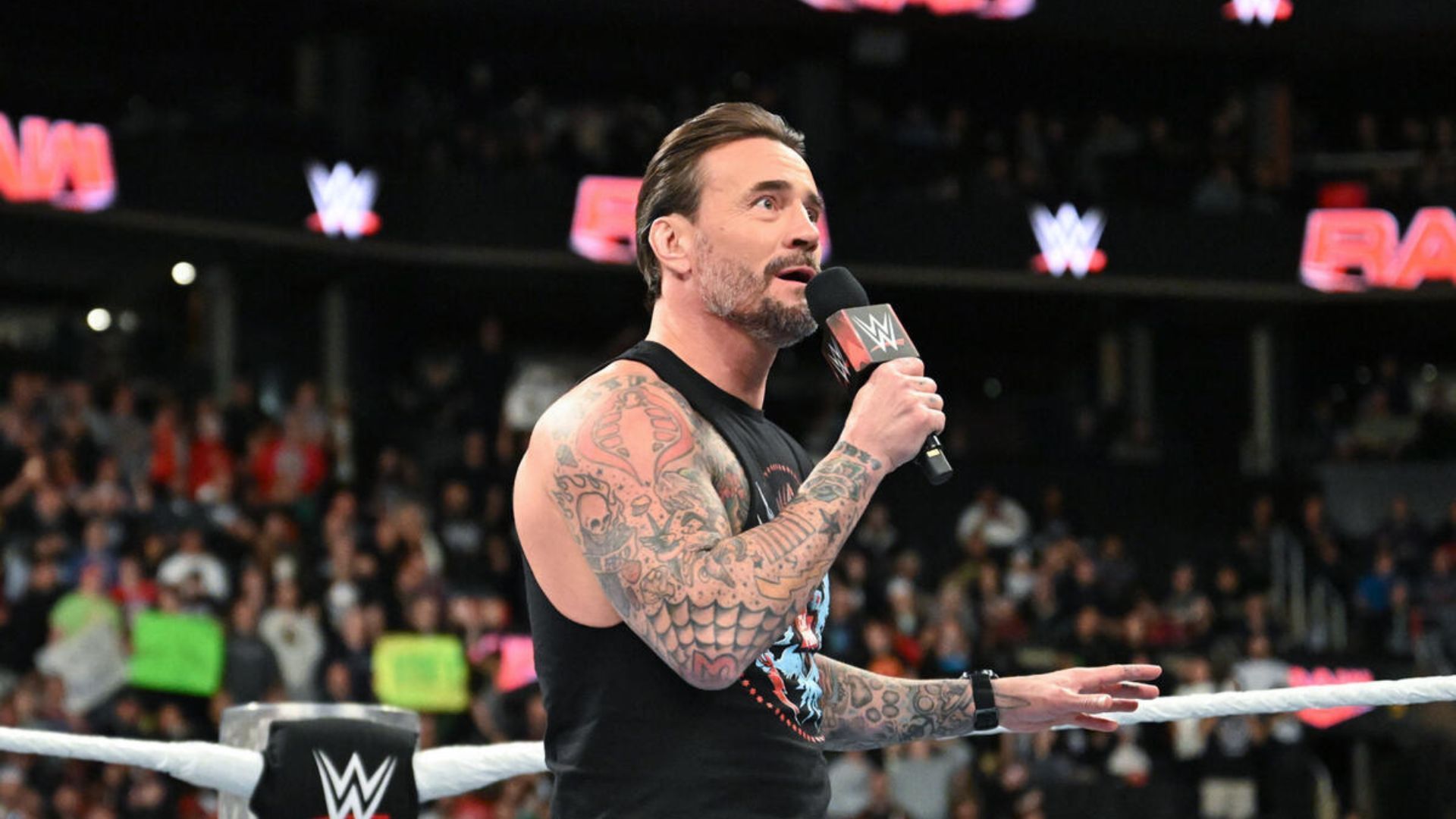 CM Punk on RAW [Image credits: WWE.com]