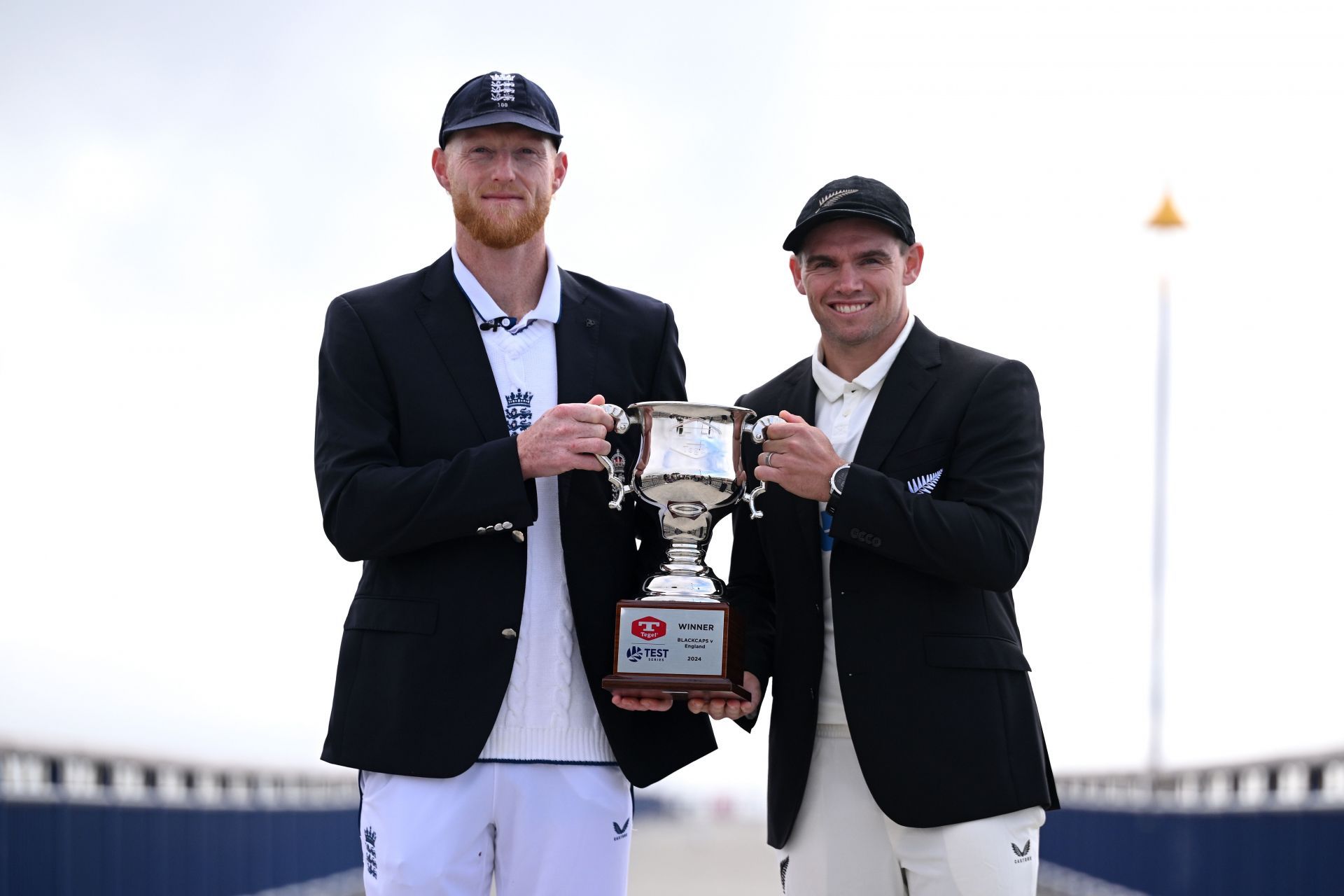 New Zealand v England Test Series Captain&#039;s Trophy Photocall