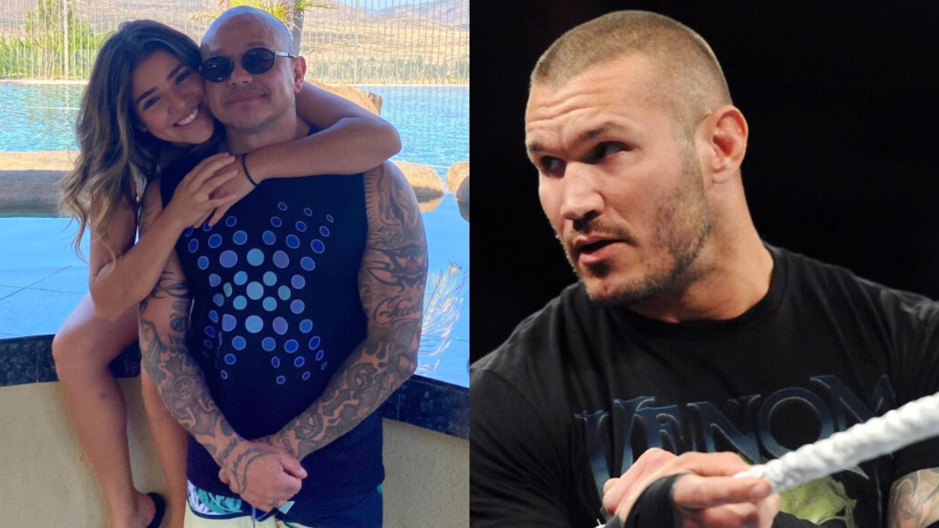 Rey and Aalyah Mysterio; Randy Orton (Images via WWE.com and @aalyahgutierrez on Instagram)