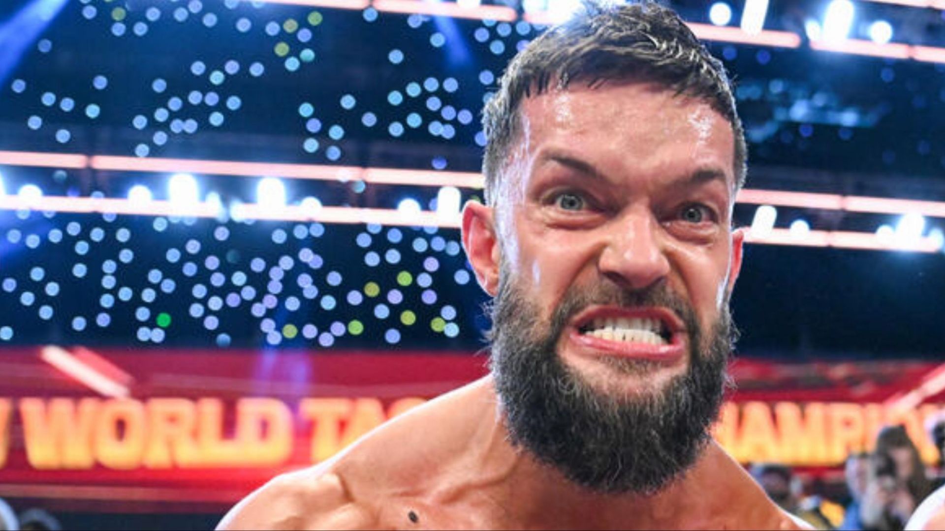 Finn Balor frustrated after Monday Night RAW (Photo credit: WWE.com)