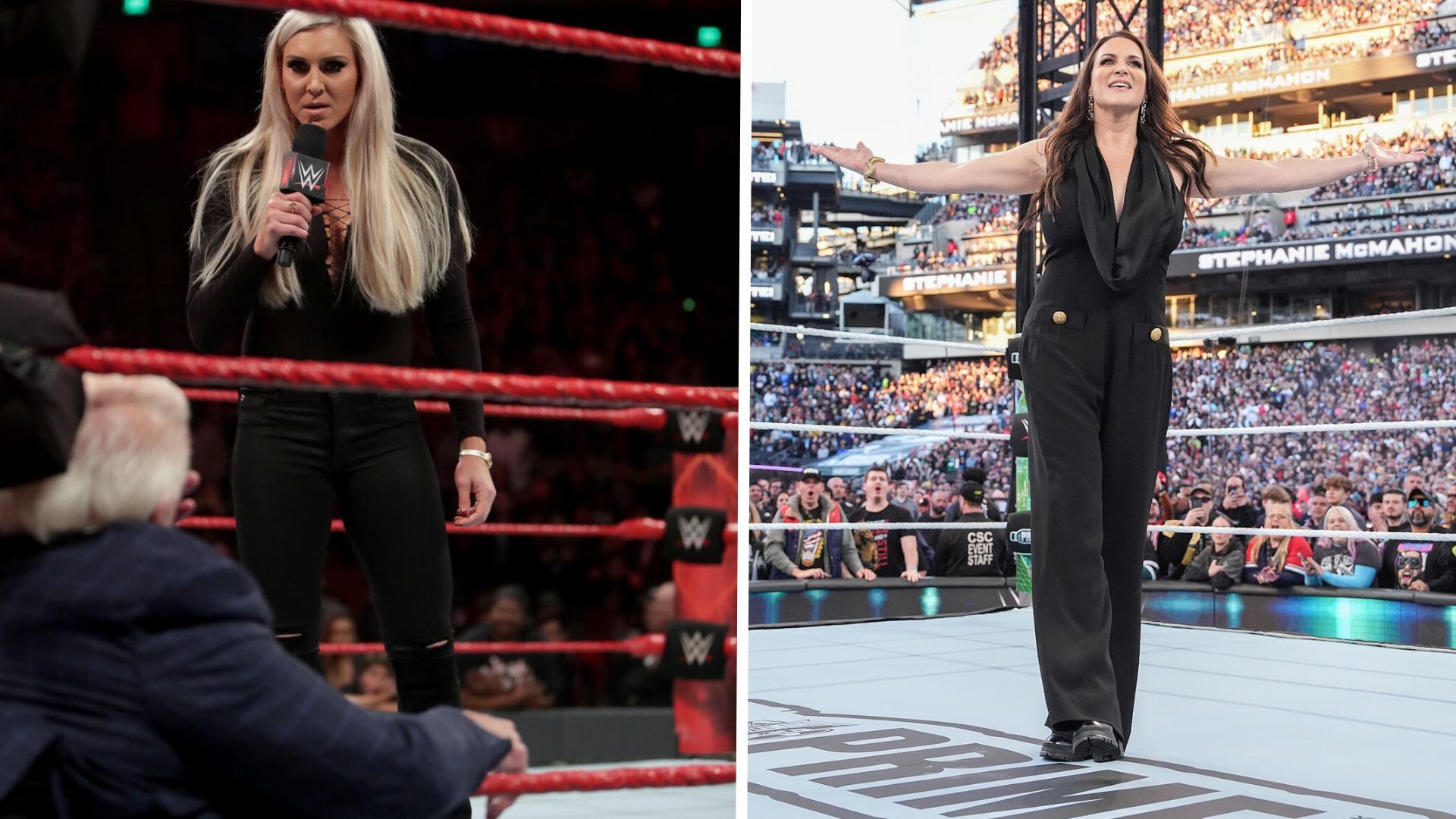 Charlotte Flair and Stephanie McMahon have well-known wrestling fathers [Image Credits: WWE.com]