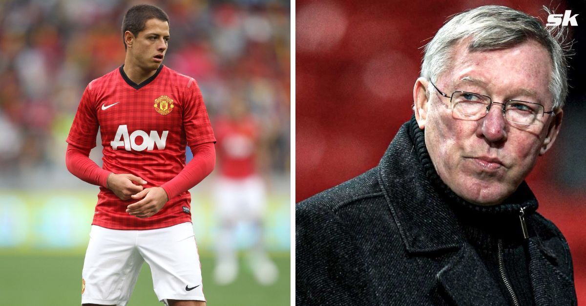 When &lsquo;Chicharito&rsquo; opened up on refusing to celebrate goal after argument with Manchester United boss Alex Ferguson (Source: Both images from Getty)