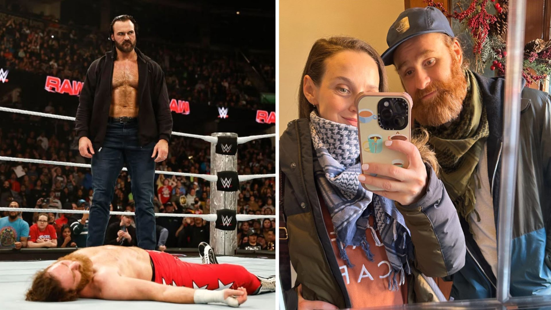 Drew McIntyre returned to television on RAW [Image credits: McIntyre and Zayn