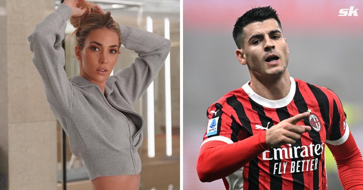 Alvaro Morata&rsquo;s former wife says she isn&rsquo;t suffering from &lsquo;heartbreak&rsquo; in first-ever interview after split. Images via Getty, Instagram - alicecampello