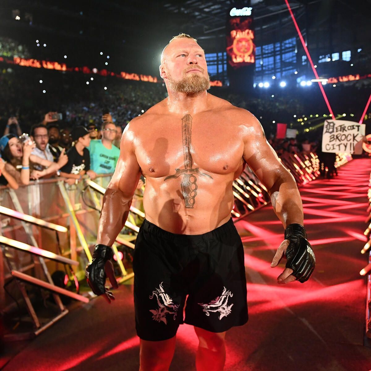 The Beast Incarnate at SummerSlam 2023. [Image via WWE.com]