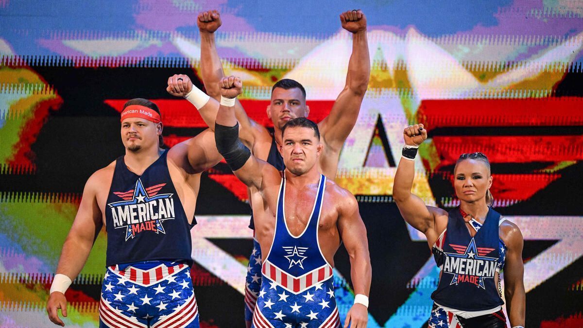 American Made were on Monday Night RAW this week [Image: WWE.com]