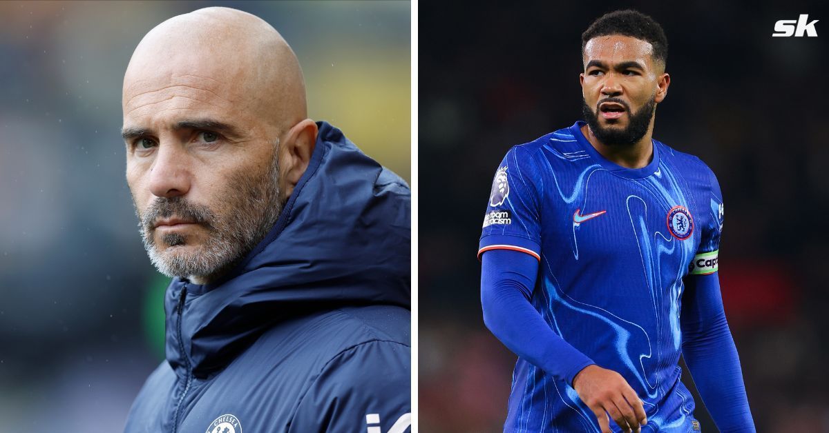 Chelsea coach Enzo Maresca provides Reece James injury update ahead of Everton clash (source: Both images from Getty)