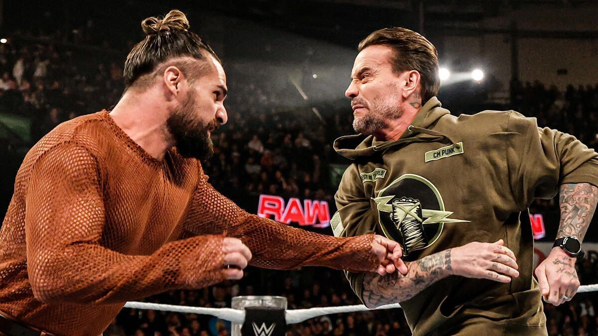 Seth Rollins (left) and CM Punk (Picture Courtesy: WWE.com)