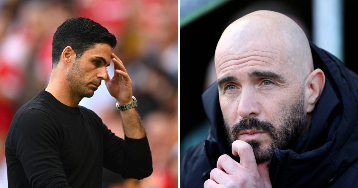 Mikel Arteta and Enzo Maresca (both images via Getty)