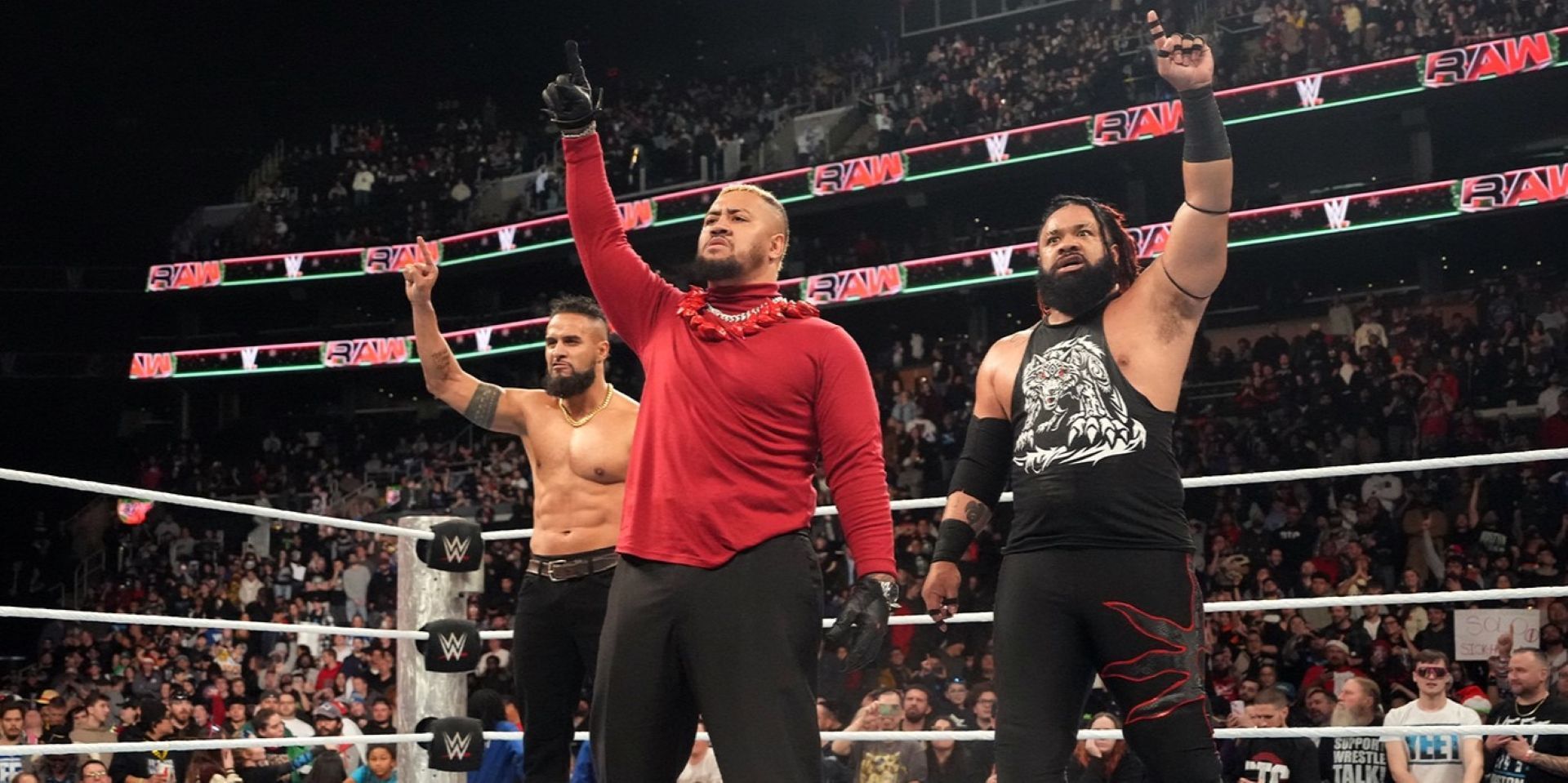 The Bloodline is a villainous team (Images via WWE.com)