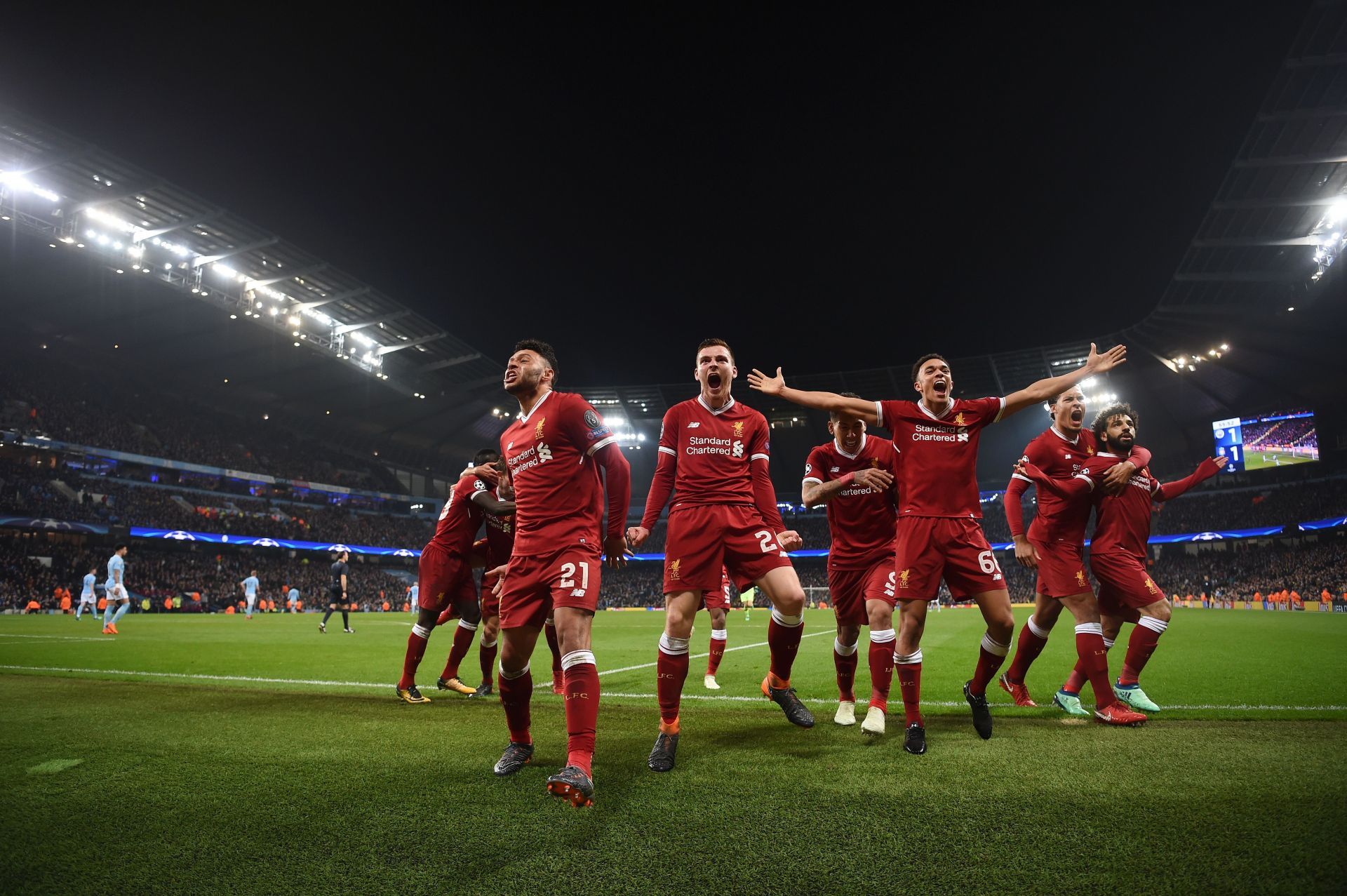 Manchester City v Liverpool - UEFA Champions League Quarter Final Second Leg - Source: Getty