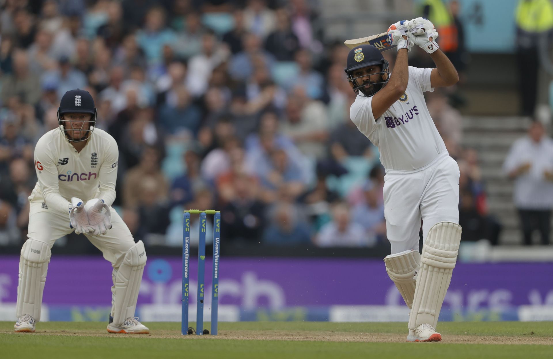 Rohit has batted at the top in Tests throughout the 2020s [Credit: Getty]