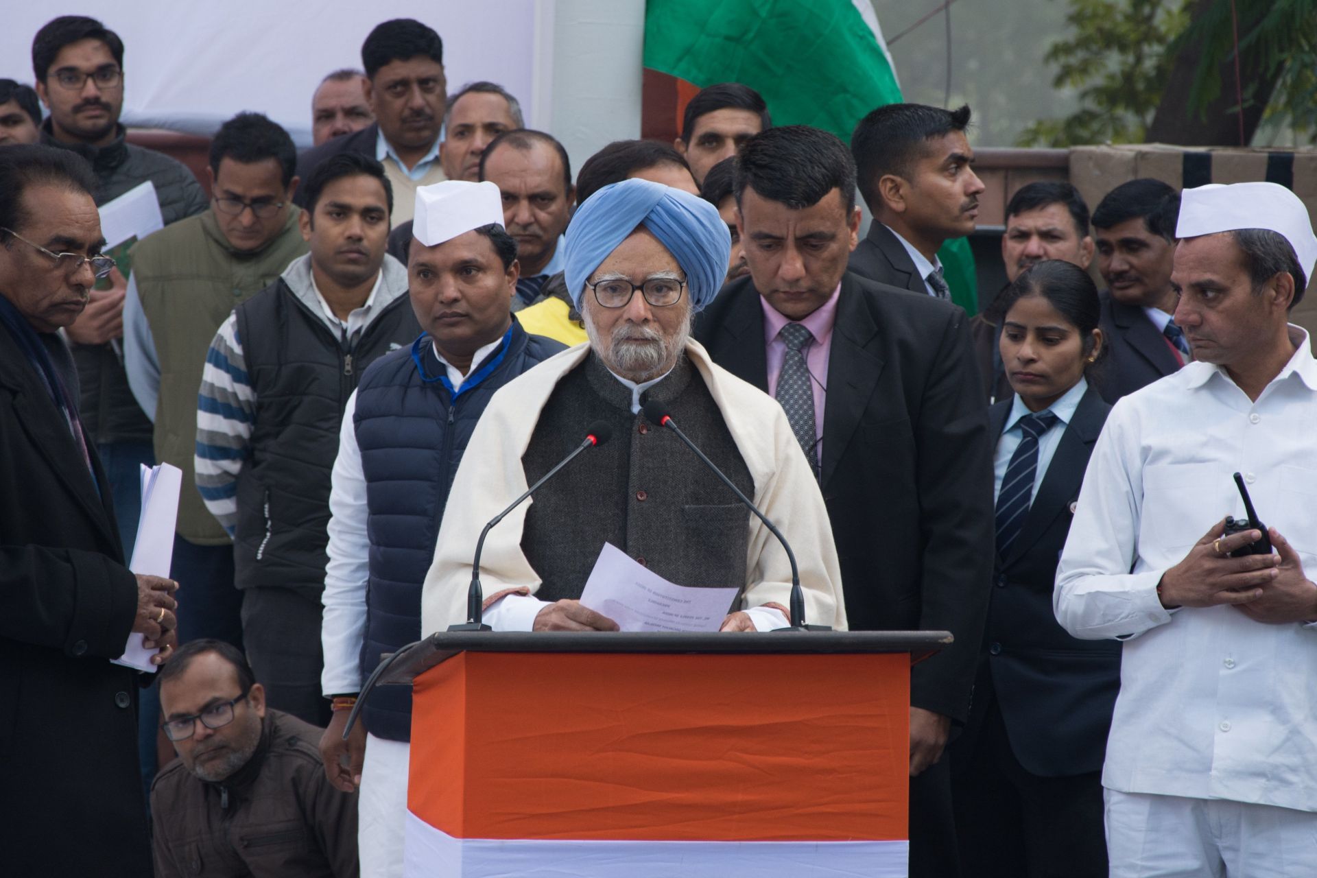 Congress Party of India stage protest against CAA in Delhi - Source: Getty