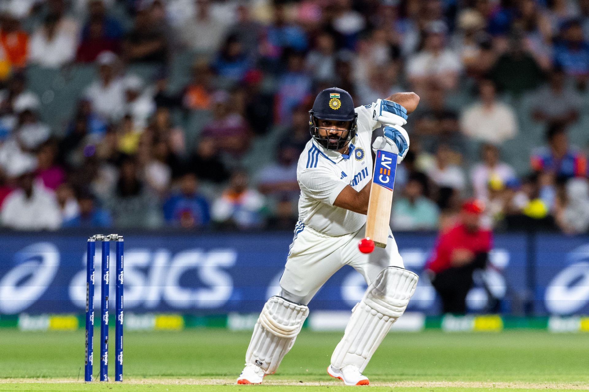 Rohit Sharma aggregated just nine runs across two innings at No. 6 in the Adelaide Test. [P/C: Getty]