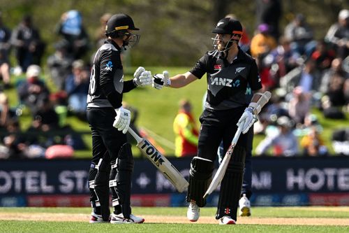 Kane Williamson and Devon Conway. (Credits: Getty)