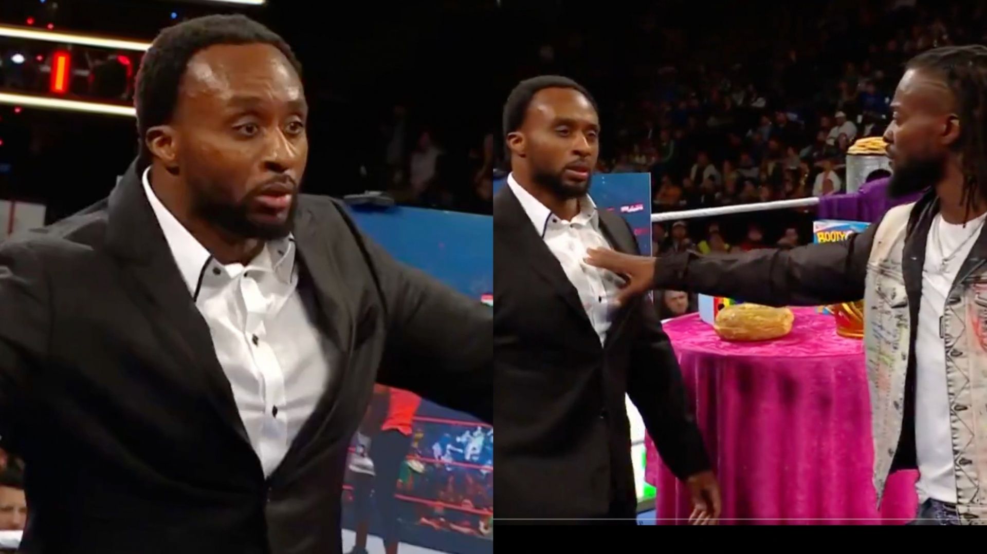 Big E is no longer a part of the New Day! (Images from WWE