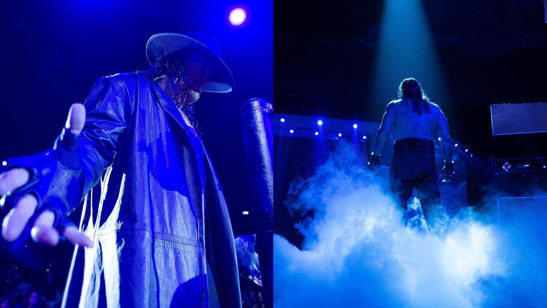 The Undertaker as seen at a WWE event (Images via WWE.com).