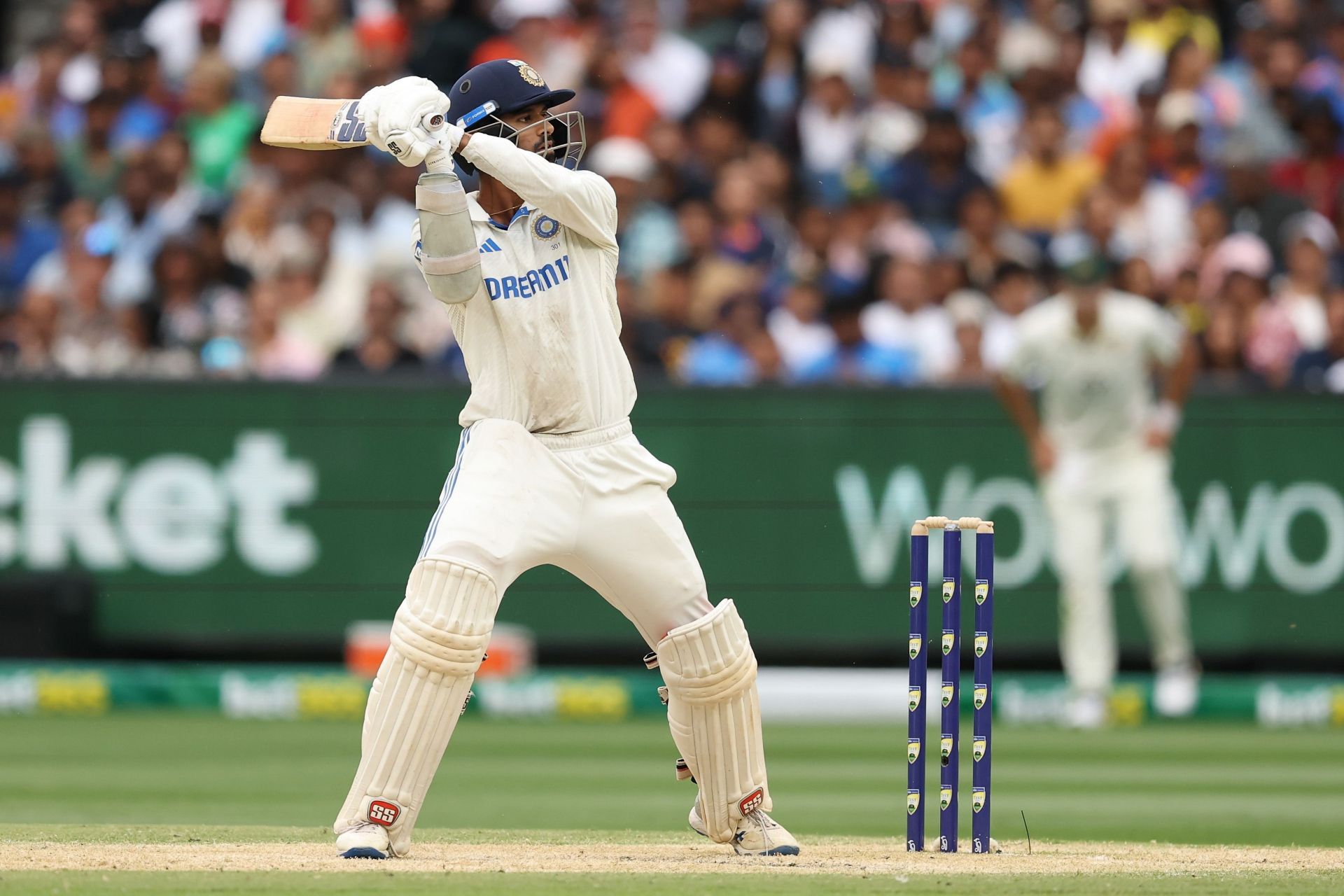 Washington Sundar struck only one four during his 50-run knock. [P/C: Getty]