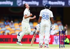 [Watch] Nitish Reddy bowled by Pat Cummins in unfortunate fashion for 16 off 61 balls in BGT 2024-25 3rd Test
