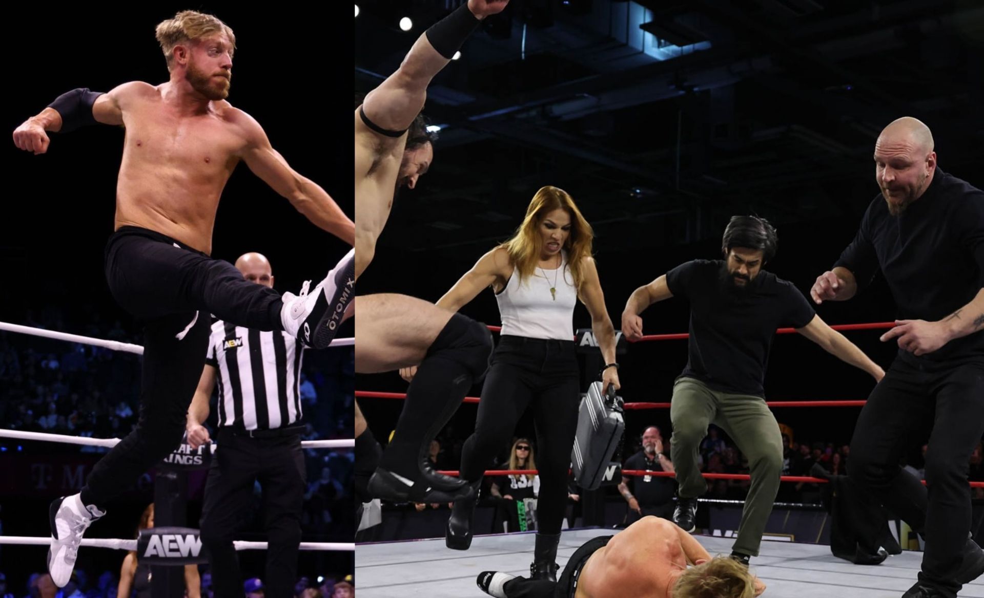 AEW Dynamite में अच्छे मैच देखने को मिले (Photo: AEWon TV &amp; Marina Shafir)