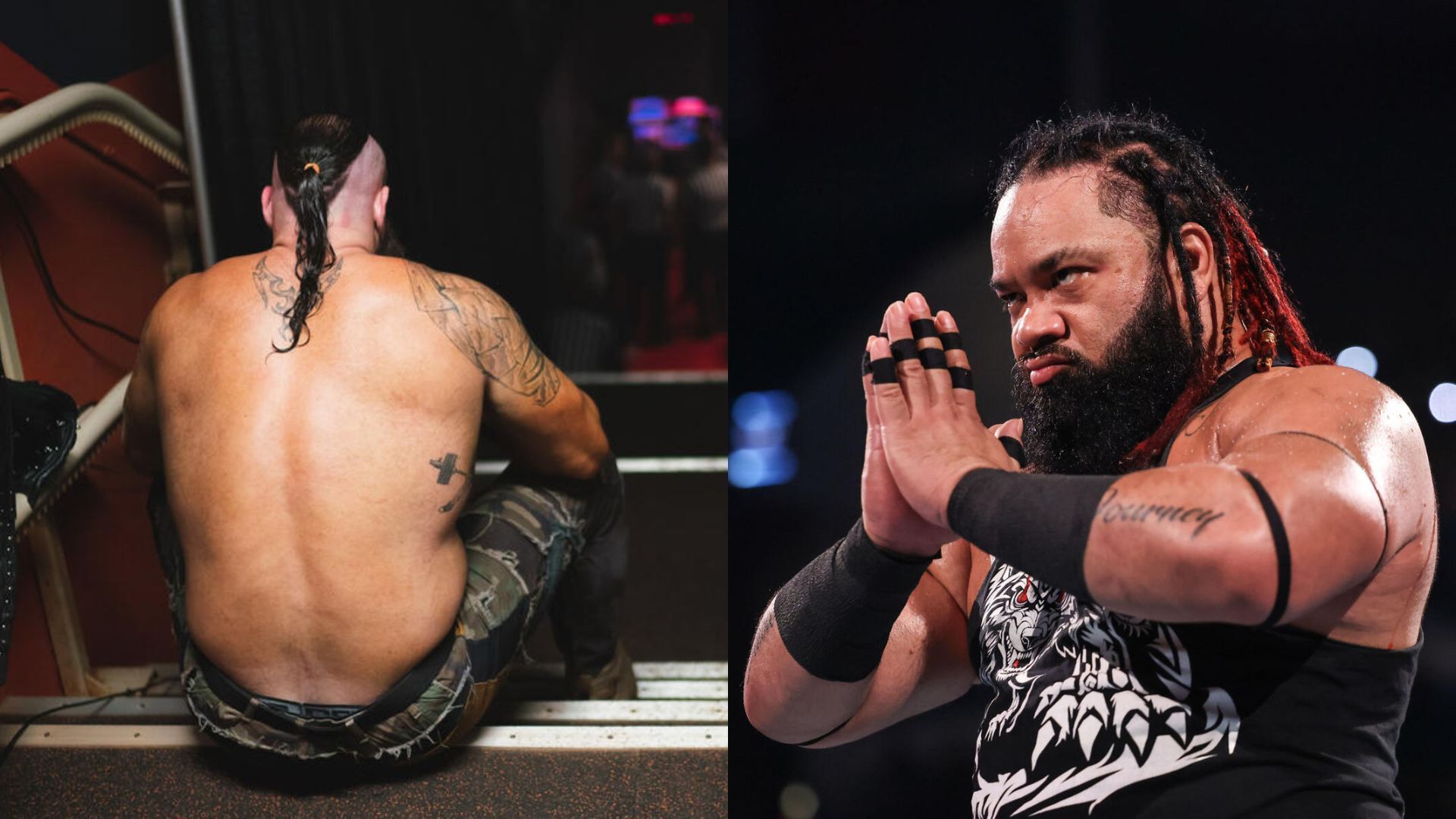 The star (left), Jacob Fatu (right). [Images via - WWE.com]