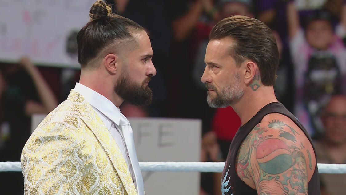 Seth Rollins and CM Punk hate each other. (Image via WWE.com)