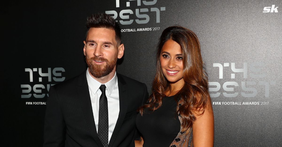 L to R: Lionel Messi and Antonela Roccuzzo (All images sourced from Getty)