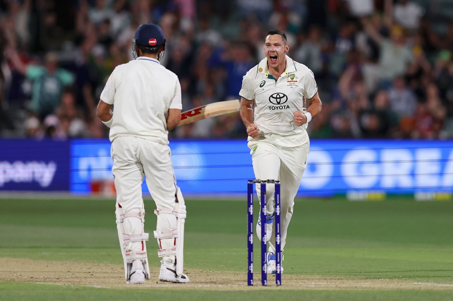 Virat Kohli was caught behind in India&#039;s second innings in Adelaide. [P/C: Getty]