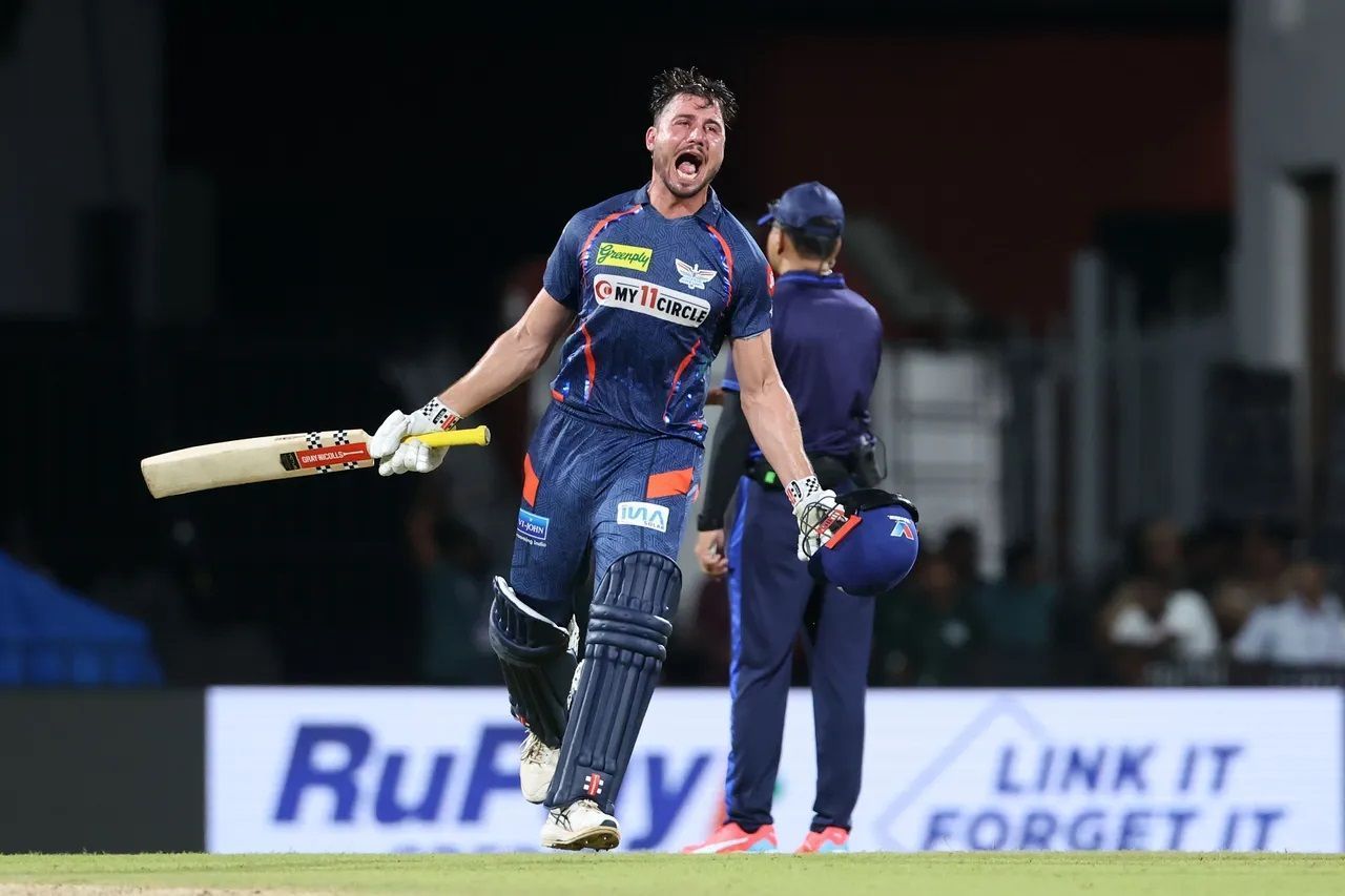 LSG failed to reacquire Marcus Stoinis at the IPL 2025 auction. [P/C: iplt20.com]