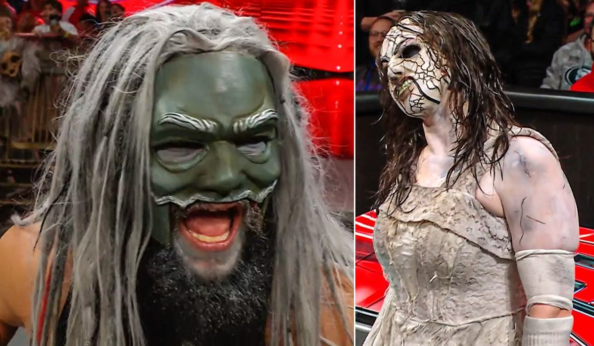 Uncle Howdy &amp; Nikki Cross both are members of The Wyatt Sicks. [Image credits: WWE.com]