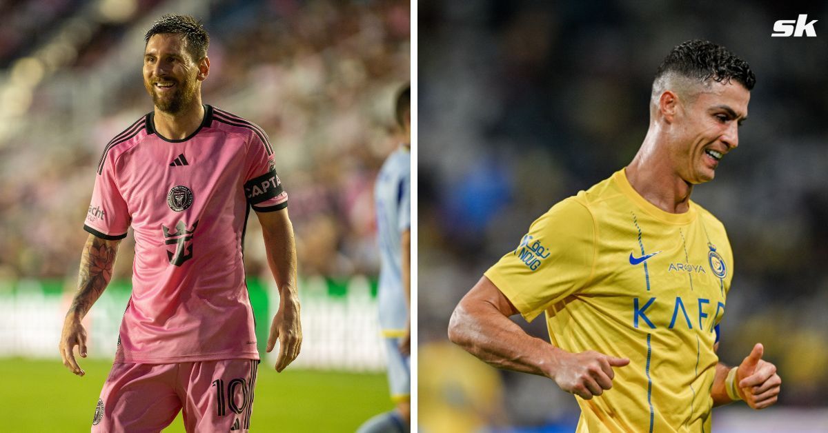 Lionel Messi and Cristiano Ronaldo (both images via Getty)